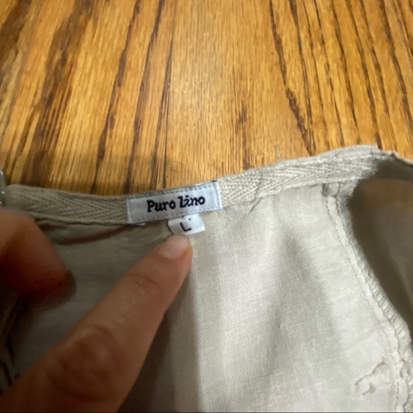 Purolino maxi skirt linen mermaid size L - Picture 7 of 10